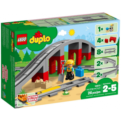 LEGO DUPLO Le pont et les rails de train 2018